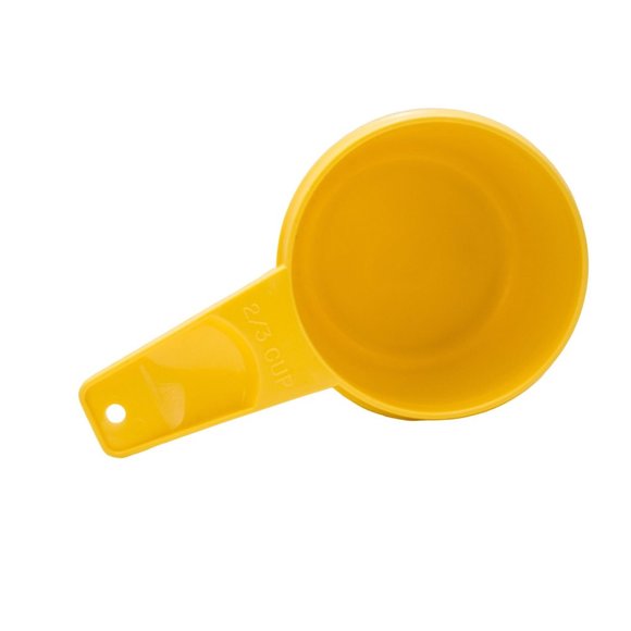 Tupperware 2/3 Cup Measuring Bright Yellow VTG Replacement Kitchen 763 - Picture 5 of 7